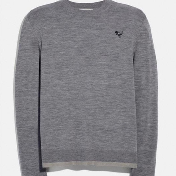 Coach Other - Coach Rexy Patch Crewneck Sweater 100% wool